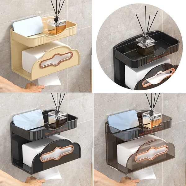 Toiletpapirholder Tissue Box GRÅ Grey