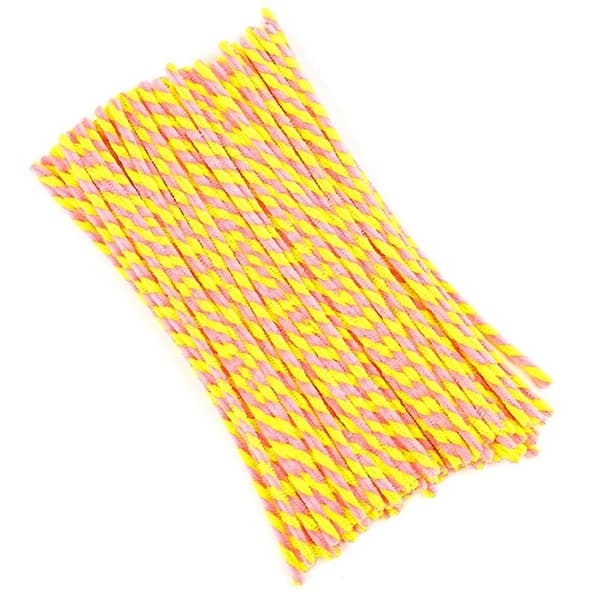 Twist Stick Plysj Strips BLÅ blue