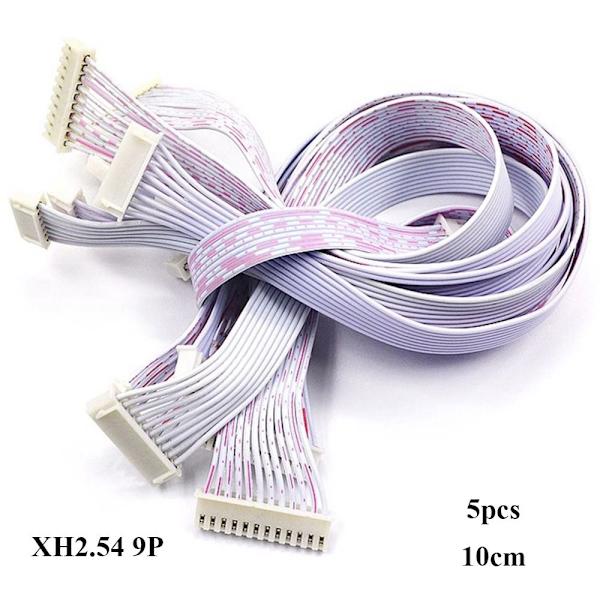 5 Stk Dobbelthovedet Kabelstik Kabel 10CM9P 9P 10cm9P