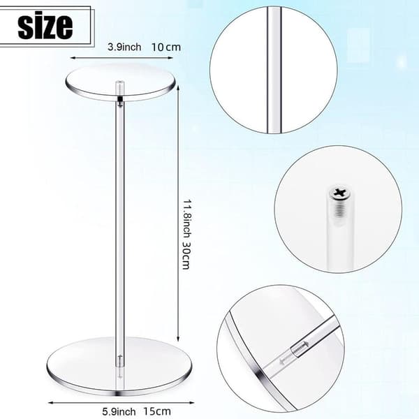 Hatt Peruk Display Stativ Cap Organizer Stödställ 40CM 40cm