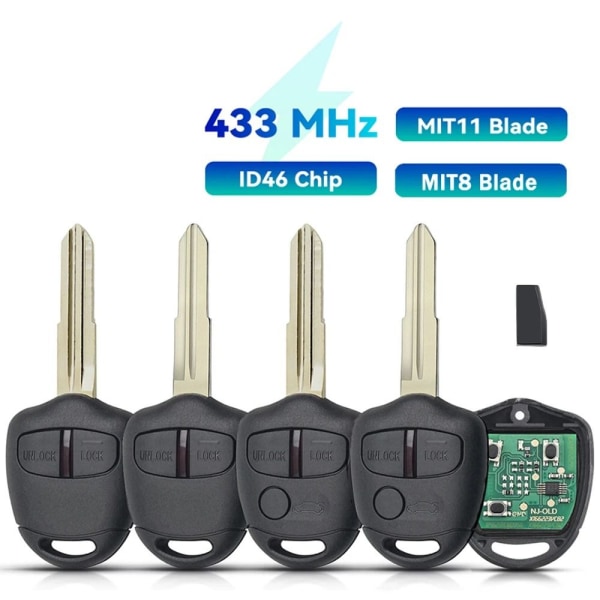 Kauko-avain Auton kauko-ohjain 2BT OIKEA TERÄ 2BT OIKEA TERÄ 2BT Right Blade