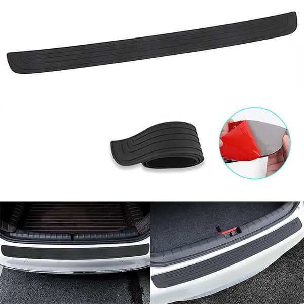 90cmx7cm Bumper Protector Strip Car Protector Pad RØD Red