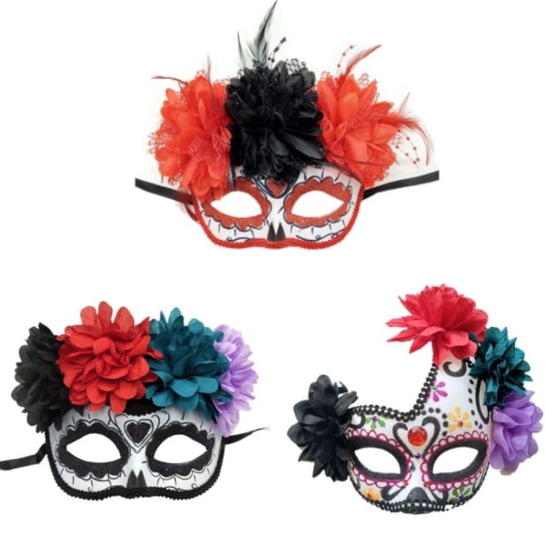 Mexico Day of the Dead Masks Halloween Masks E E E