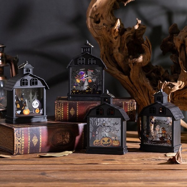 Halloween LED-lampor Slotts dekorativ lampa STIL 1 STIL 1 Style 1