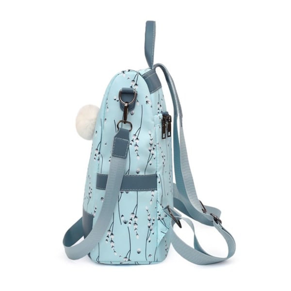 Floral Rygsæk Skuldertasker SORT black
