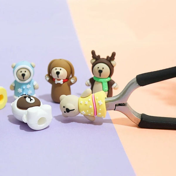 Nipper Cover Död hud Pincett Cap BRUN Brown