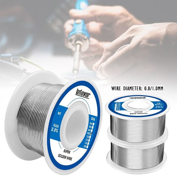 Matalan lämpötilan hitsauslanka hartsi Corel-juote 50G 0,8MM 50G 50g 0.8mm