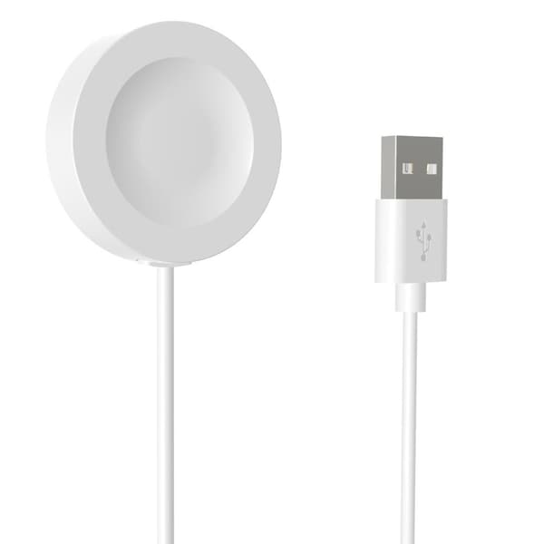 Trådløs lader USB-kabeldokking HVIT white
