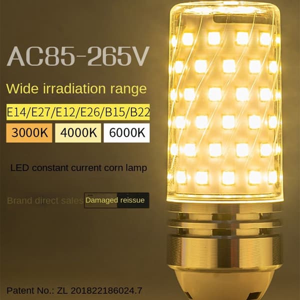 LED lys bob No Flicker Light E27-16W E27-16W E27-16w