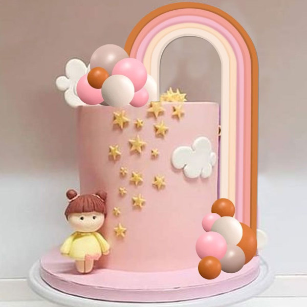 Cake Topper Bolde Rainbow Cake Toppers MULTICOLOR Multicolor