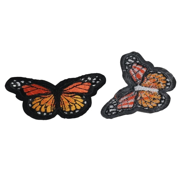 perhonen applikaatiot Butterfly Patches kirjailtu perhonen