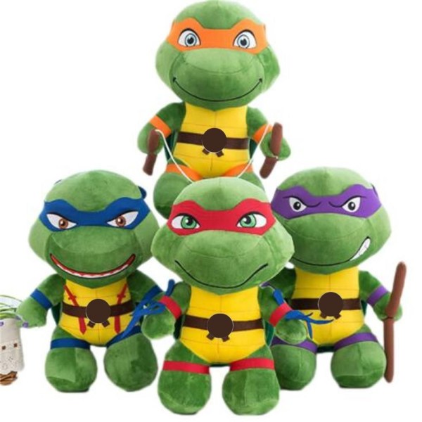 Ninja Turtles Plys Dukke ORANGE 2 2 orange 2-2