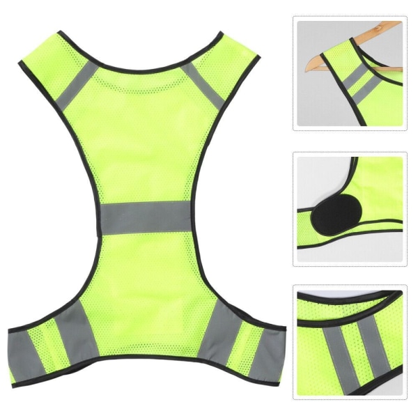 Löparväst som andas GUL XL Yellow XL