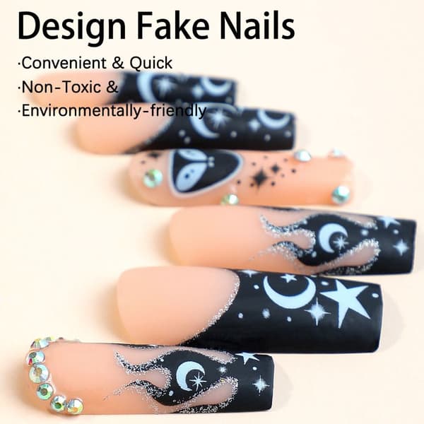 Fake Nails pitkä vesiputki 2 2 2