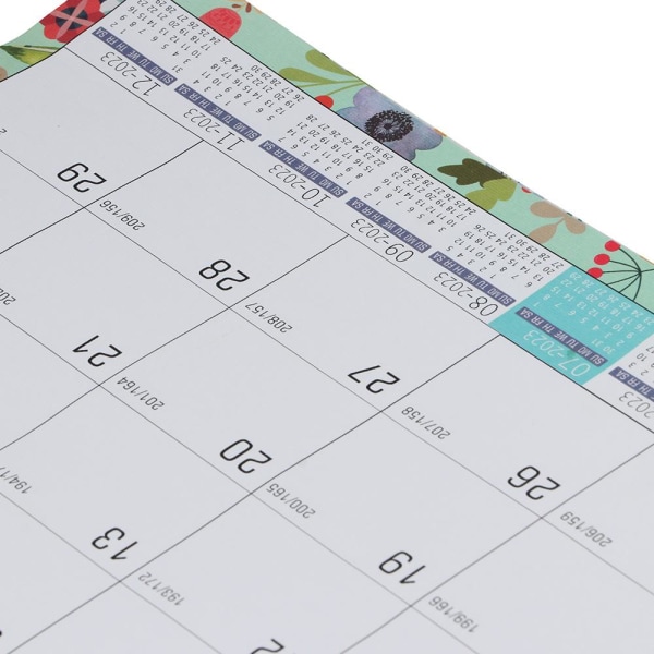 Veggkalender hengende kalender hengende planlegger