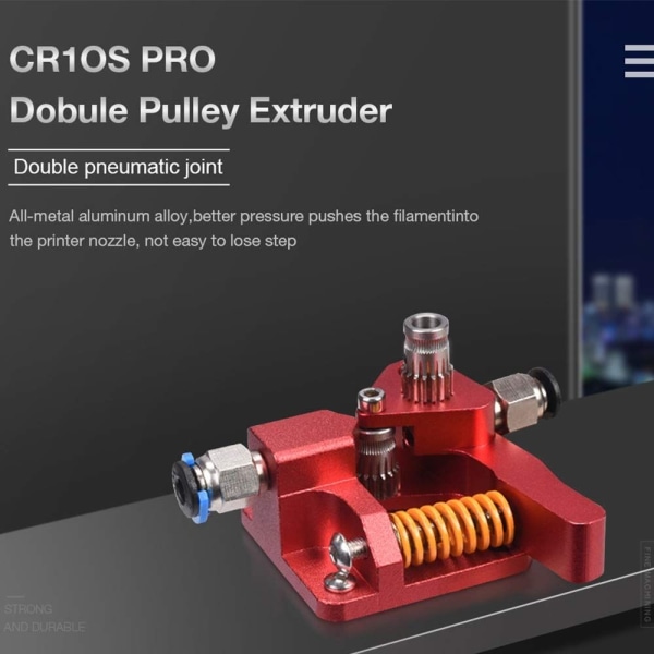 Dual Gear Ekstruder 3D Printer Ekstruder Dobbelt Gear mk8 ekstruder