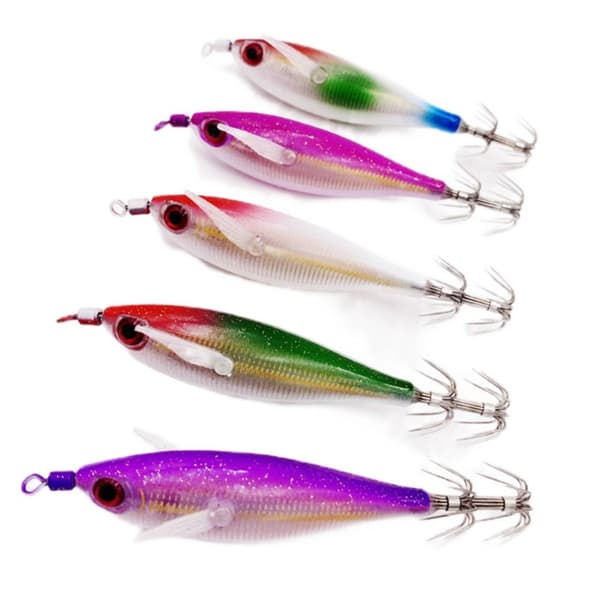 Puiset katkaravun vieheet Squid koukku NO.5 NO.5 No.5