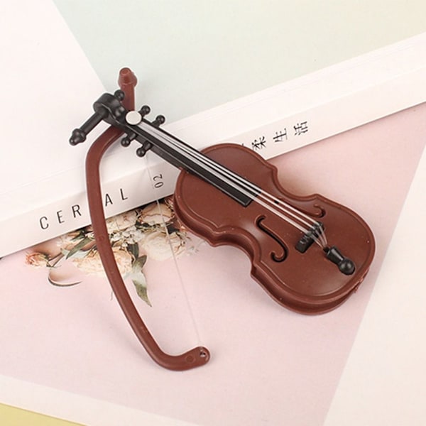 10st Dockskåp Fiol Violinmodell Dockhusdekor 10PCS