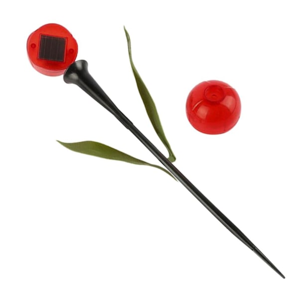 2 Stk Tulipaner Solar RED Red
