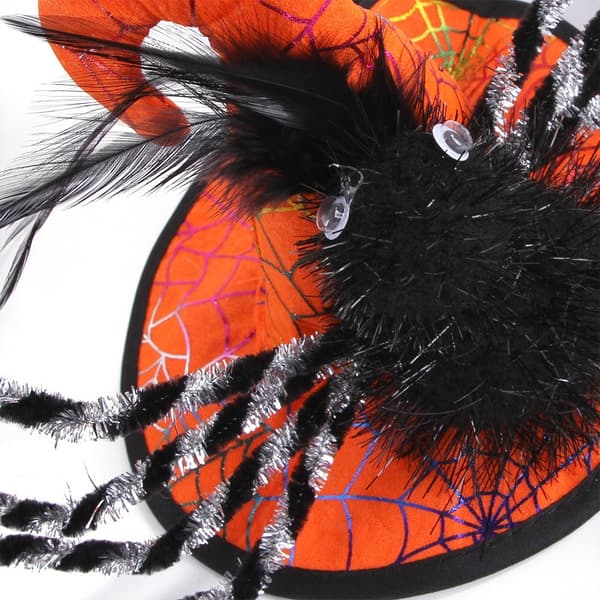 Pet Hodeplagg Halloween Hatt ORANSJE Orange