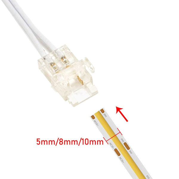 LED Strip Spænder Lys Strip Fiksering Clip 8MM 8mm