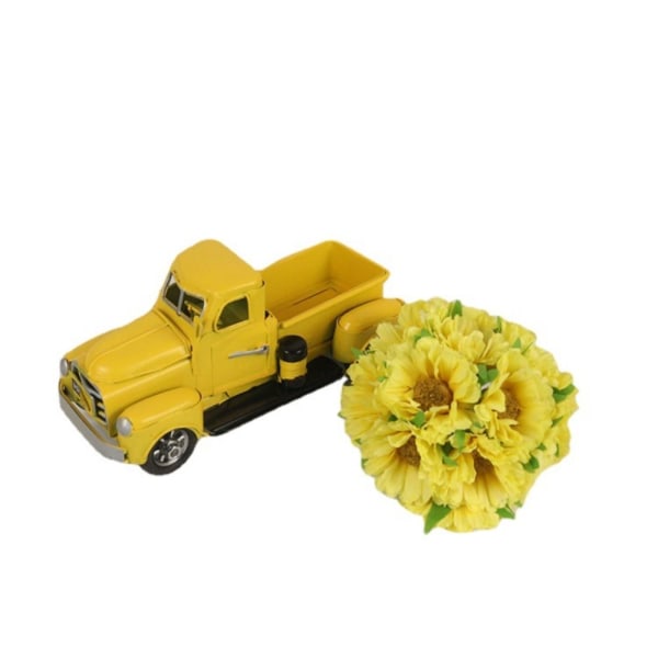 Metal lastbil tilbehør Vintage lastbil dekoration bil legetøj model