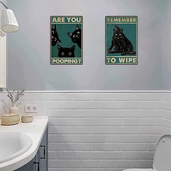 Bajsar du Kattskylt Katt Badrumsinredning TYP 1 TYP 1 TYPE 1