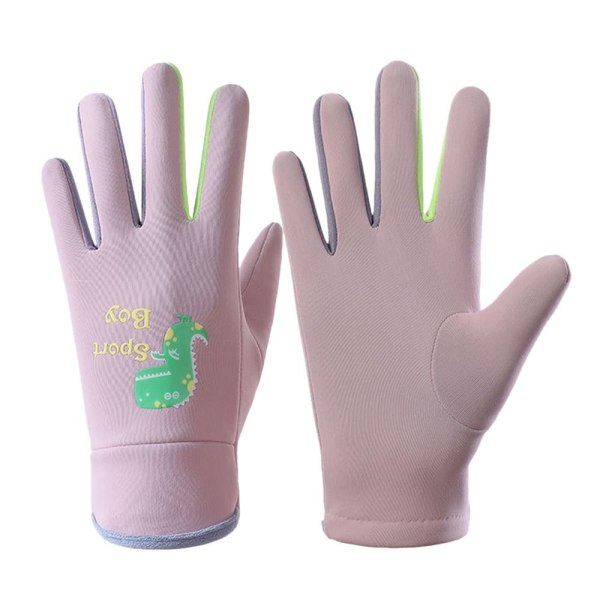 Full Finger Gloves Lasten Lasketteluhanskat PINK S pink S