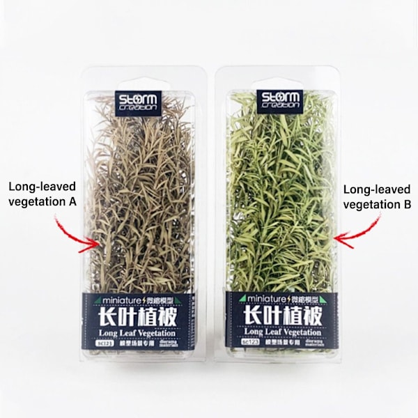 1 æske Miniature Siv Langbladsgræsklynge GRØN green