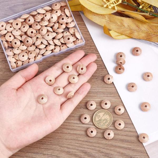 120Stk13MM Bøk Treskive Abacus Treperler