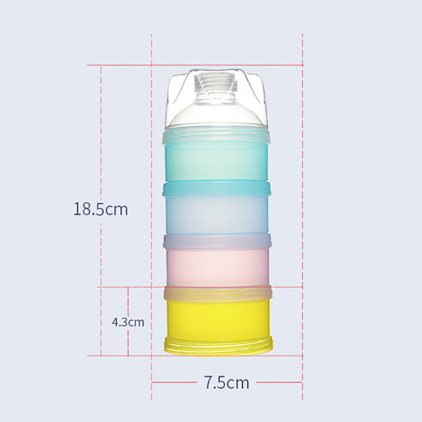 Mjölkpulverdispenser Snacksförvaring 1 st 1pc