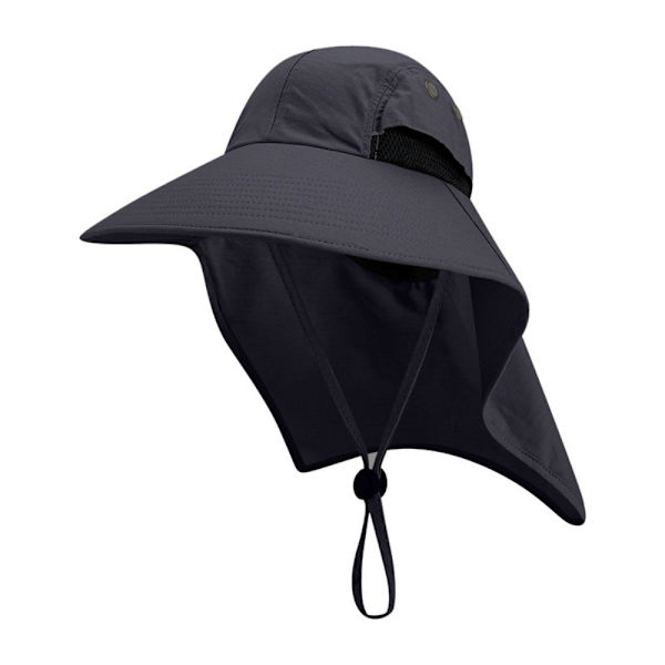 Summer Sun Hat Camping Cap TUMMUN SININEN dark blue