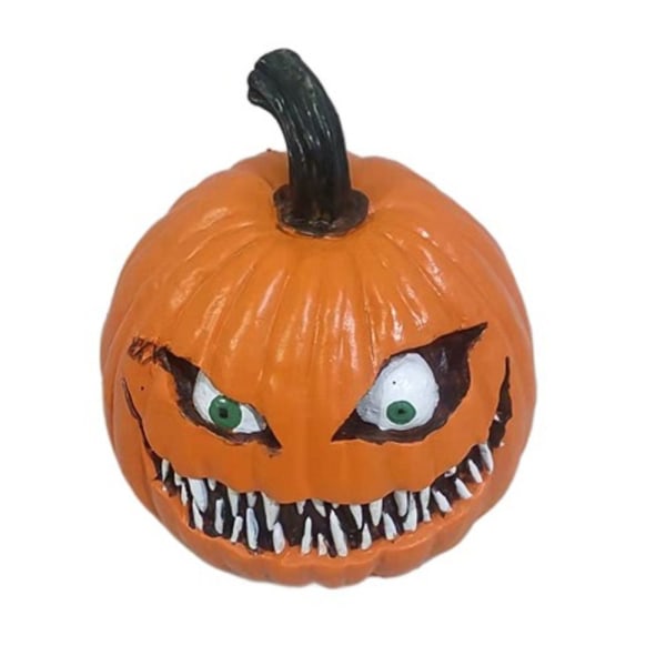 Halloween græskar dekorationer Skræmmende Halloween græskar TOØJET Two-eyed pumpkin