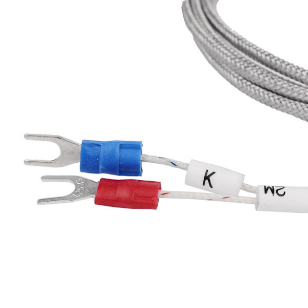 K-Type termoelement temperatursensor probe to ledninger