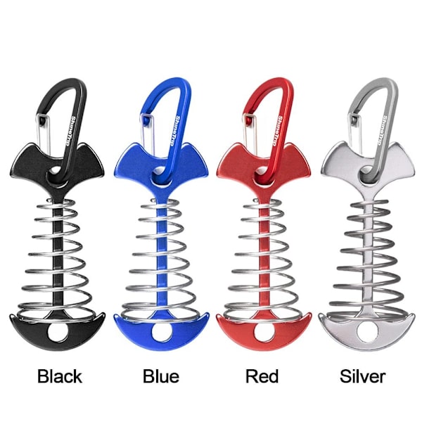 3st Däcksankarpinnar Fjädervindrep BLÅT Blue