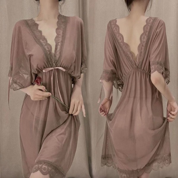 Sexy Lingerie Erotic Dress CAMEL camel