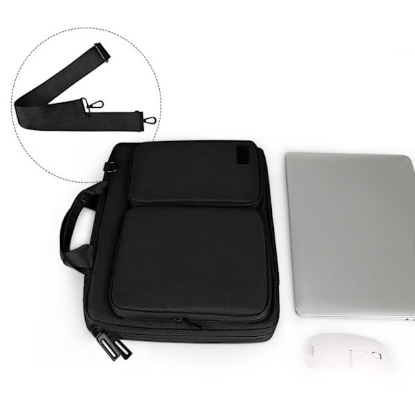 Laptoptaske Computertaske SORT 15,6 TOMMER 15,6 TOMMER black 15.6 inch-15.6 inch