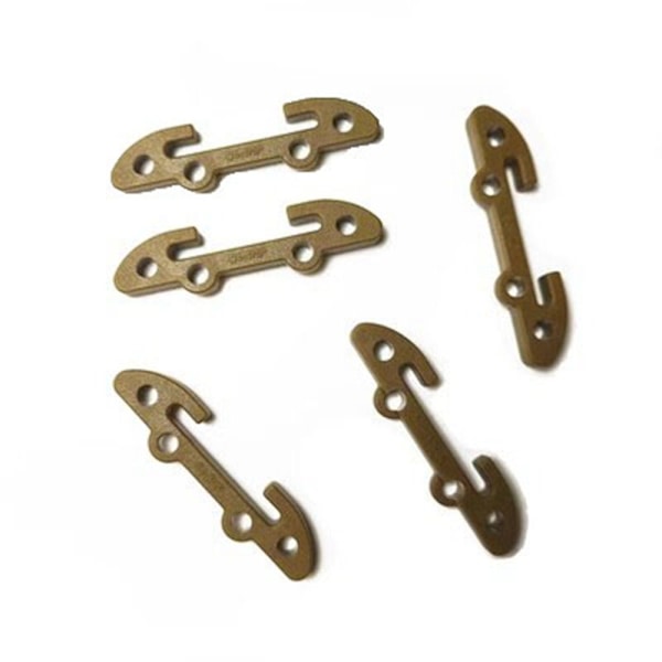 5 stk Outdoor Tactical Clip Ribbon Åbnings Clip SORT Black