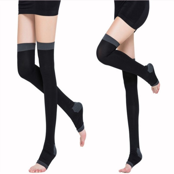 1 par slankestrømper Slim Legging SVART black