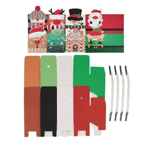 Julklappsaskar Kakaförpackningskartong 06 06 06