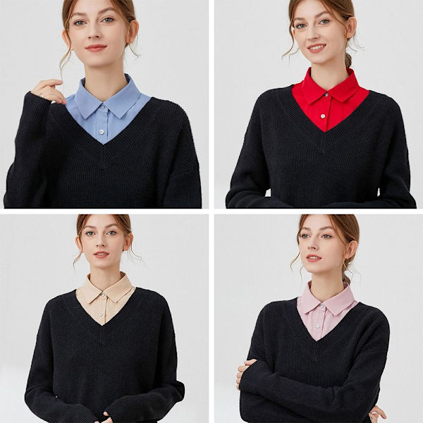 Skjorta Fake Collar Clothes Accessories 4 4 4