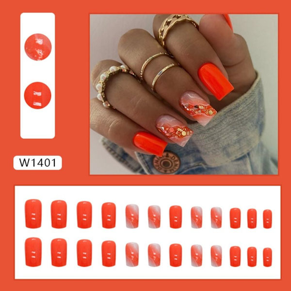 Falska naglar Fake Nials W1402 W1402 W1402