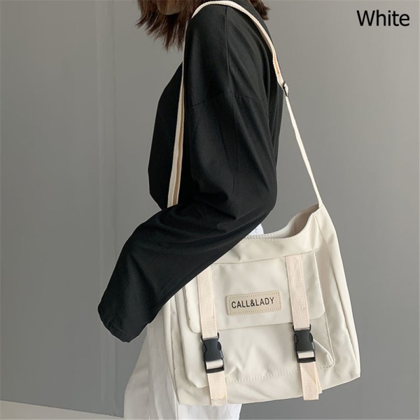 Skulderveske Messenger Bag HVIT white