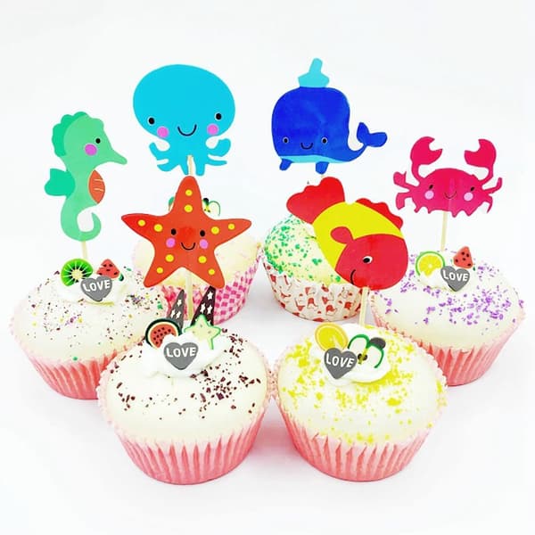Cupcake Toppers Kagepynt Kageflag