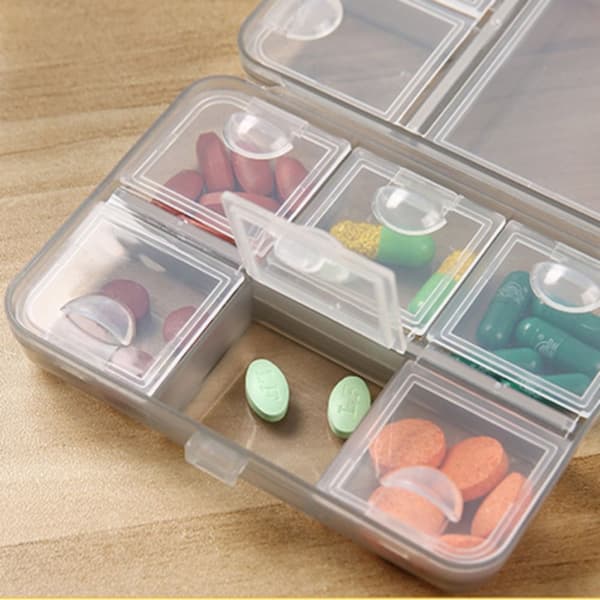 Pill Box Rese Pill Organizer Pillhållare