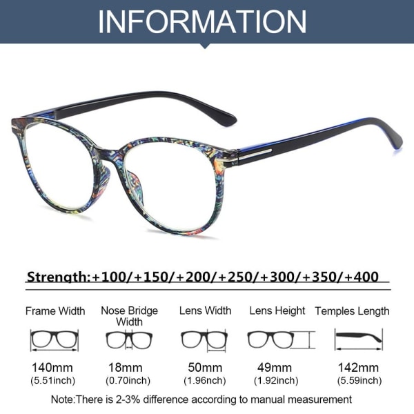 Læsebriller Briller BLUE STRENGTH 250 Blue Strength 250