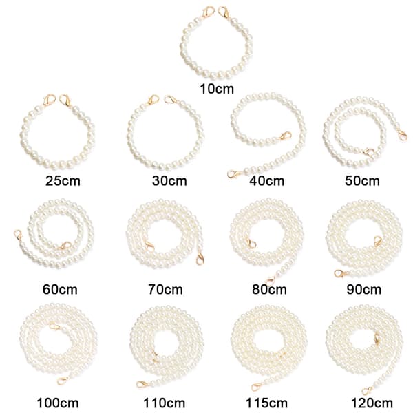 Pearl Strap Tasker Håndtaskehåndtag 50CM 50cm