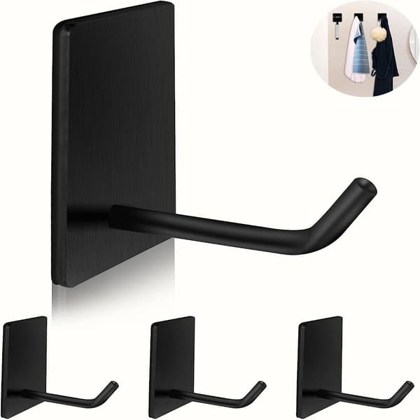 4kpl Itsekiinnittyvät seinäkoukut Pyyhekoukut 4kpl 4kpl 4pcs