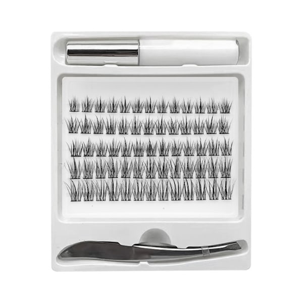Cluster Lashes falska ögonfransar 3 3 3