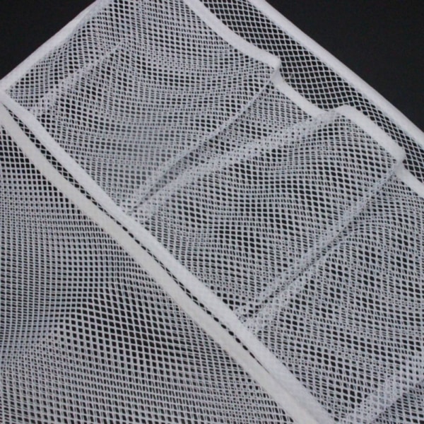 Toy Bag Net Toy Oppbevaring Mesh HVIT white